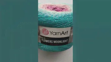 Подробный обзор пряжи YarnArt Flowers moonlight(Хлопок с полиакрилом и люрексом) №3294