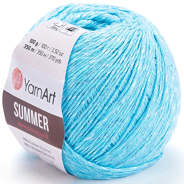 Пряжа Yarnart SUMMER 33 бирюза