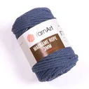 Пряжа YarnArt Macrame Rope 3mm цвет 761 джинсовый