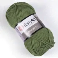 Пряжа YarnArt Merino bulky цвет 098 зеленый